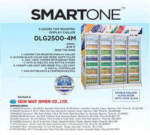 Load image into Gallery viewer, DLG2500-4M(2000Liter) 4 Door Display Chiller
